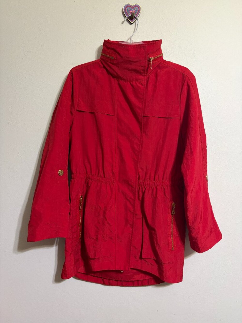Anorak Tunic-Length “The Anorak Jacket” Sz Small